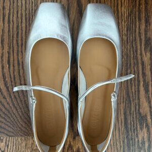 Aeyde Uma Leather Mary Jane Flats